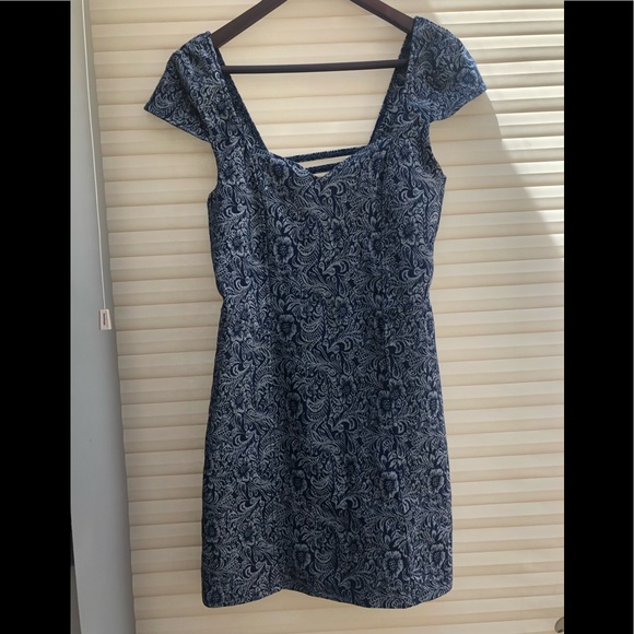 FREE PEOPLE 🕊 Brocade Strappy Back Bodycon Dress - Picture 2 of 4